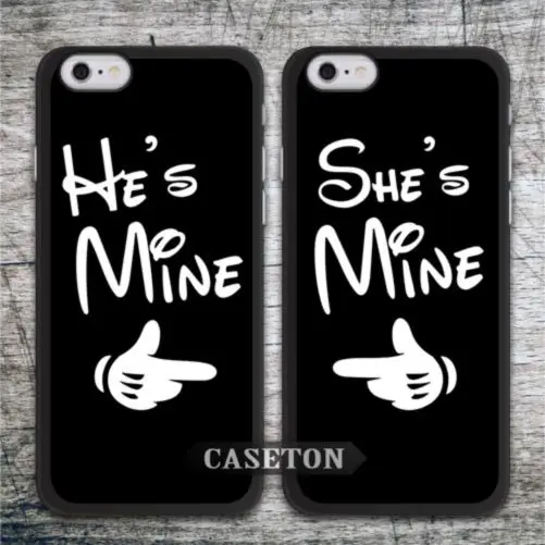 Lover Couple Mickey Hands font b Case b font For font b iPhone b font 7