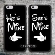 Lover Couple Mickey Hands Case For iPhone 7 6 6s Plus 5 5s SE 5c 4 4s and For iPod 5 Classic Lovely Protective Cover