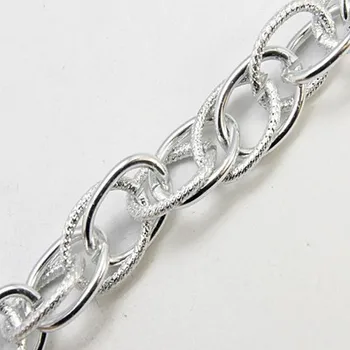 pandahall 2m Aluminum Double Link Chains for Fashion jewelry DIY making bracelet necklace , Oval, Metal, 19x15x2mm F80
pandahall 2m Aluminum Double Link Chains for Fashion jewelry DIY making bracelet necklace , Oval, Metal, 19x15x2mm F80
