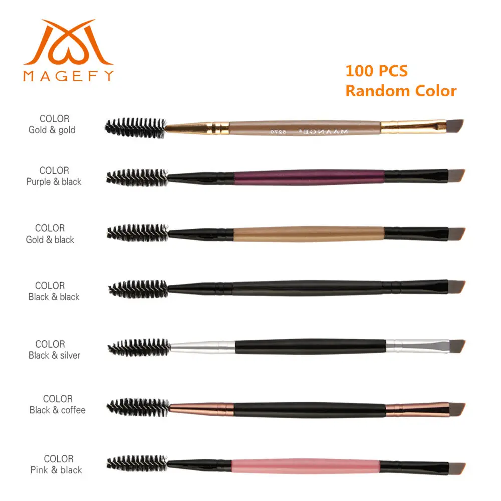 100 PCS Double Eyebrow Brush Eyebrow Comb beauty cosmetic brush eyebrow makeup brushes Eyebrow Brush blending Eyes Tools Random
100 PCS Double Eyebrow Brush Eyebrow Comb beauty cosmetic brush eyebrow makeup brushes Eyebrow Brush blending Eyes Tools Random
