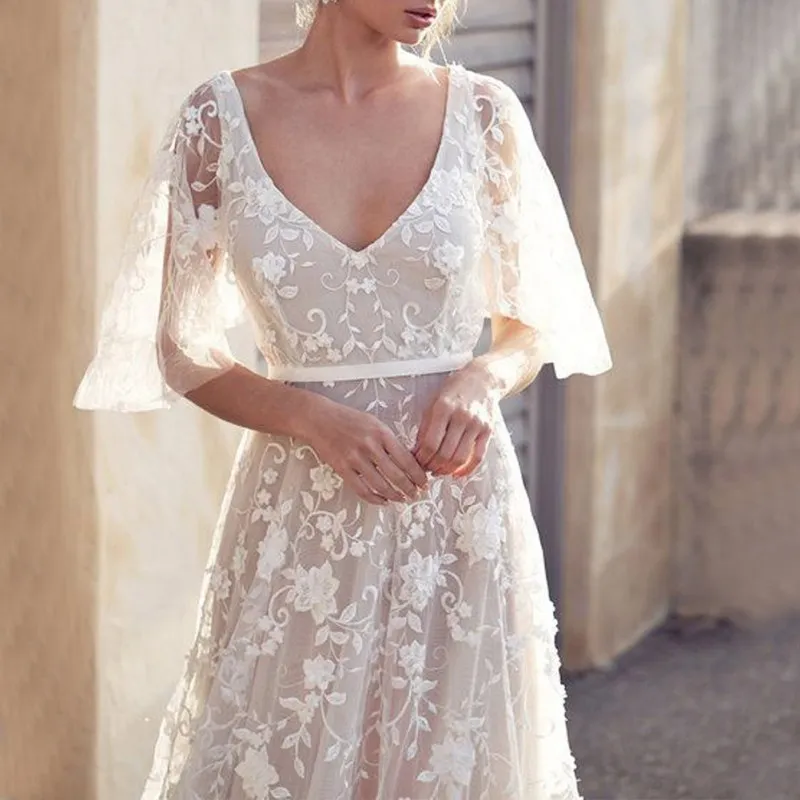 Lace Floral Embroider Hollow Long Maxi Dress See-through Transparent Off Shoulder Women V-neck backless Sexy Club Dress Elegant
Lace Floral Embroider Hollow Long Maxi Dress See-through Transparent Off Shoulder Women V-neck backless Sexy Club Dress Elegant