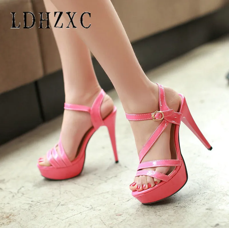 Ldhzxc Black Yellow Buckle Platform Summer Ladies Prom Shoes Super High Elegant Women Pu Leather High Heels Sandals
Ldhzxc Black Yellow Buckle Platform Summer Ladies Prom Shoes Super High Elegant Women Pu Leather High Heels Sandals
