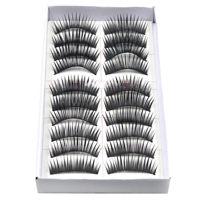 Hot Sale 10 Pairs Of False Eyelashes Handmade Simulation Thick Long High Quality Beauty Natural Fake Mink Ey Lashes
Hot Sale 10 Pairs Of False Eyelashes Handmade Simulation Thick Long High Quality Beauty Natural Fake Mink Ey Lashes