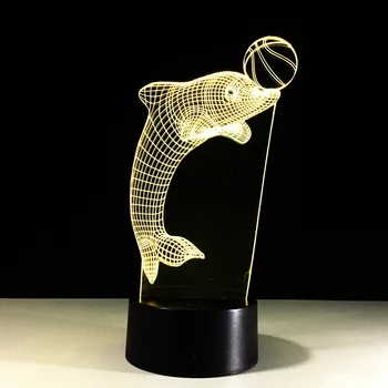 2017 New Dolphin 3d Light Remote Touch 7 color change desk lamp Luminaria Led Usb Nightlight Powerbank Kids Table Lamps
2017 New Dolphin 3d Light Remote Touch 7 color change desk lamp Luminaria Led Usb Nightlight Powerbank Kids Table Lamps