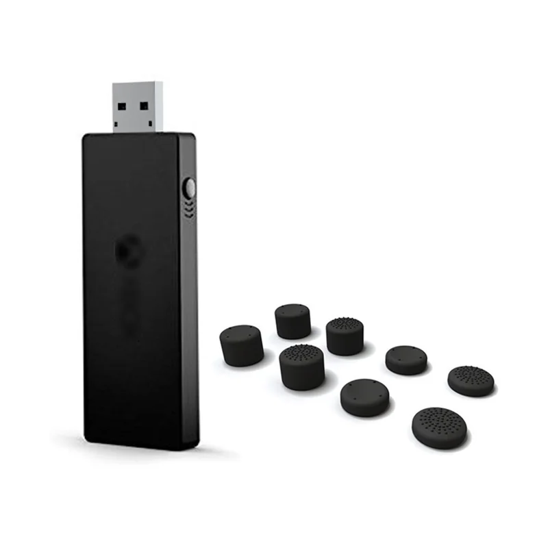 Dealonow Original PC Wireless Receiver with Silicone Analog Thumb S for xbox one Controller (use win7/ win8/win10) No have box
Dealonow Original PC Wireless Receiver with Silicone Analog Thumb S for xbox one Controller (use win7/ win8/win10) No have box