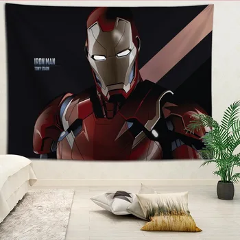 Custom Iron Man printed Creative tapestry living room bedroom background wall fabric hanging painting small fresh
Custom Iron Man printed Creative tapestry living room bedroom background wall fabric hanging painting small fresh