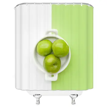 Sleek Minimalist Design Beautiful Green Apple Pattern Hanging Shower Curtain Waterproof Mildew Polyester Fabric Home Bathroom
Sleek Minimalist Design Beautiful Green Apple Pattern Hanging Shower Curtain Waterproof Mildew Polyester Fabric Home Bathroom