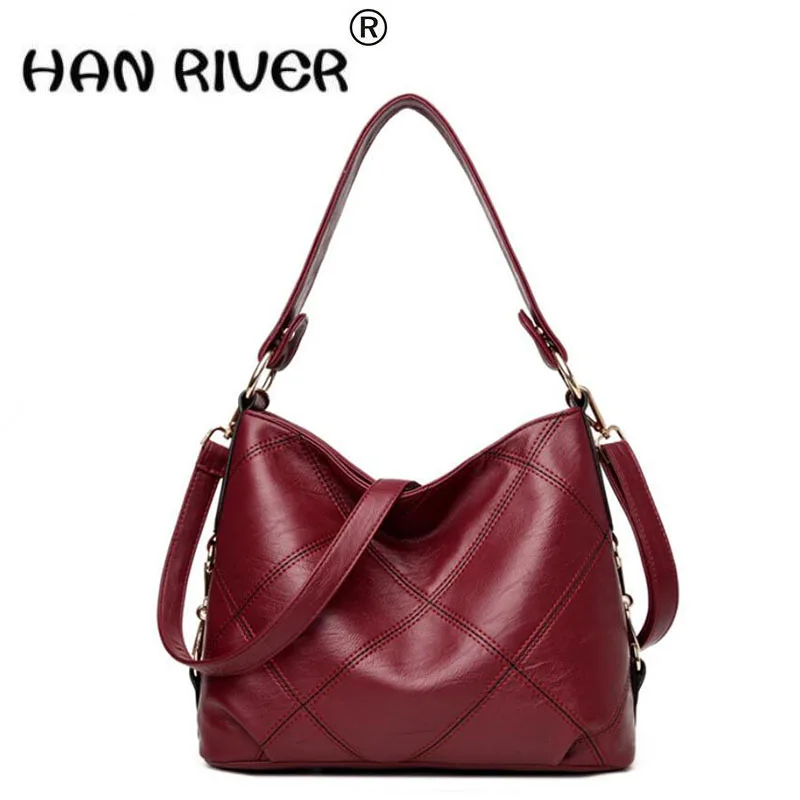 Autumn/winter 2017 new middle-aged mother bag of personality soft leather cross shoulder bag Fashion trend Lady's handbag
Autumn/winter 2017 new middle-aged mother bag of personality soft leather cross shoulder bag Fashion trend Lady's handbag
