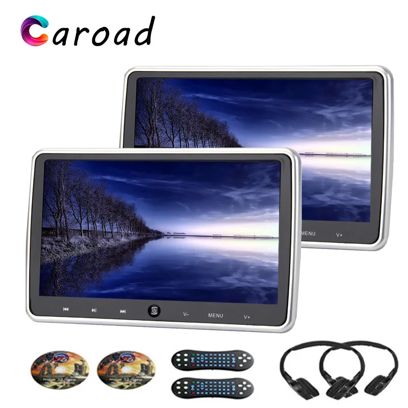 Car DVD Player 2PCS 10.1 Inch HD Digital LCD Screen Car Headrest Monitor With USB/SD/HDMI/IR/FM Transmitter/Game MP5 TV For Car
Car DVD Player 2PCS 10.1 Inch HD Digital LCD Screen Car Headrest Monitor With USB/SD/HDMI/IR/FM Transmitter/Game MP5 TV For Car