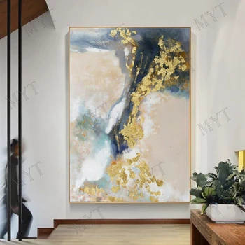 Original Style Gold Abstract Color Oil Painting Hand Painted Design Unframed Wall Picture Hangings Wall Canvas Living Room Decor
Original Style Gold Abstract Color Oil Painting Hand Painted Design Unframed Wall Picture Hangings Wall Canvas Living Room Decor