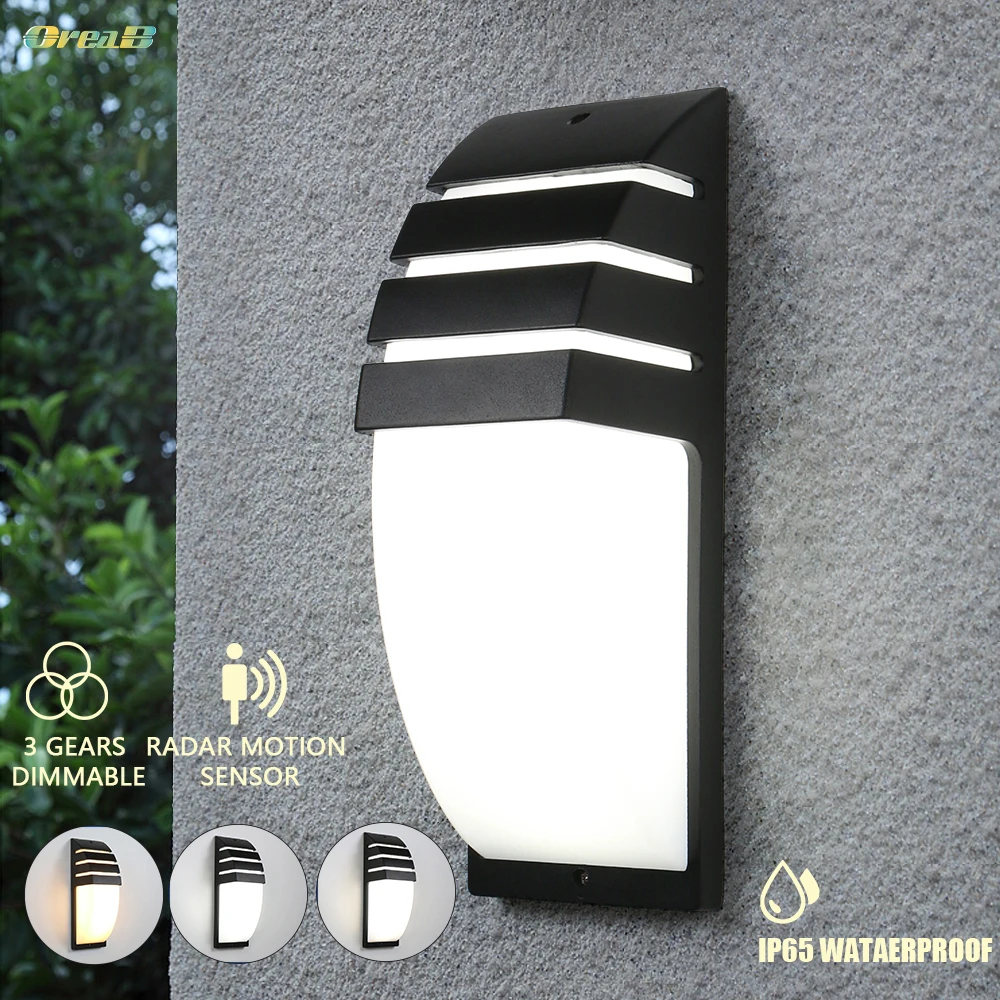 Oreab 10w IP65 Waterproof Outdoor Wall Lamp Motion Sensor Light Control 3 Light Colors Changeable Exterior Landscape Lights 220V
Oreab 10w IP65 Waterproof Outdoor Wall Lamp Motion Sensor Light Control 3 Light Colors Changeable Exterior Landscape Lights 220V