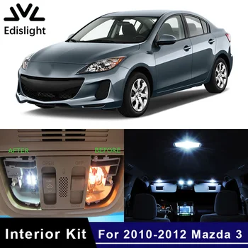 Edislight 9Pcs White Ice Blue LED Lamp Car Bulbs Interior Package Kit For 2010-2012 Mazda 3 Map Dome Trunk License Plate Light
Edislight 9Pcs White Ice Blue LED Lamp Car Bulbs Interior Package Kit For 2010-2012 Mazda 3 Map Dome Trunk License Plate Light