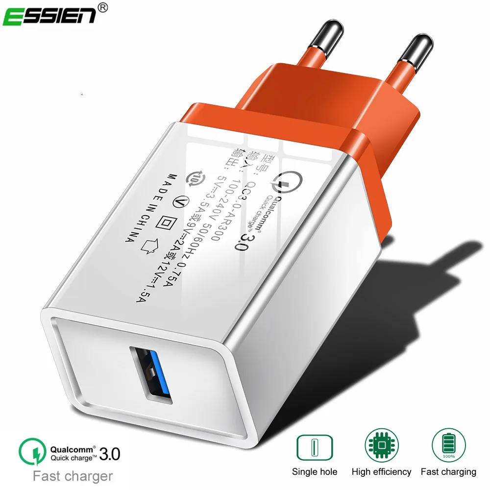 ESSIEN 5V 3.5A QC3.0 Fast Charger 2A Micro USB 2.0 Fast Data Sync Charger Cable for Samsung Xiaomi Huawei HTC LG Mobile Phone
ESSIEN 5V 3.5A QC3.0 Fast Charger 2A Micro USB 2.0 Fast Data Sync Charger Cable for Samsung Xiaomi Huawei HTC LG Mobile Phone