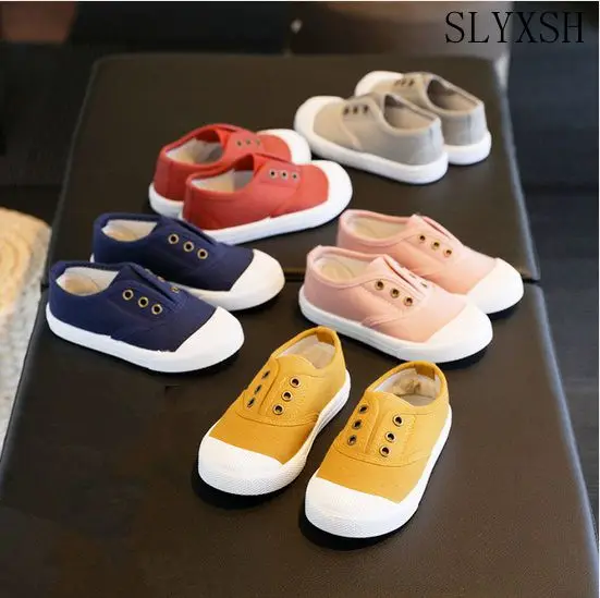 

Spring 2018 New Hot sale Shoes Children Shoes for baby Sneakers Boys sports shoes girls canvas shoes candy colors EUR21-30