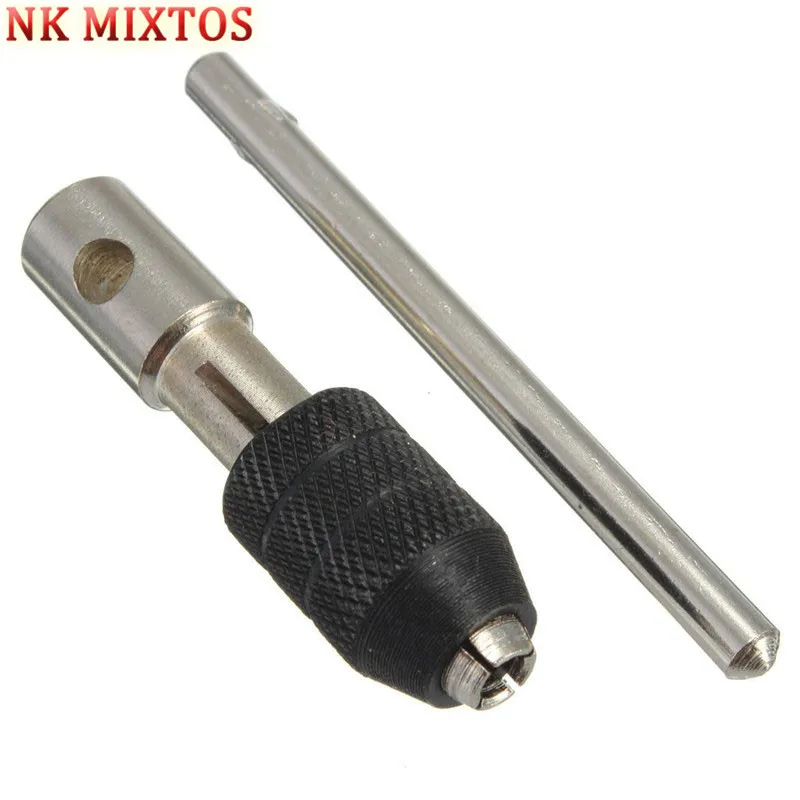 NK MIXTOS 1Piece M3-M6 Chuck Tap Wrench Adjustable T-handle Tapping Bolt Screw Hand Tool
NK MIXTOS 1Piece M3-M6 Chuck Tap Wrench Adjustable T-handle Tapping Bolt Screw Hand Tool