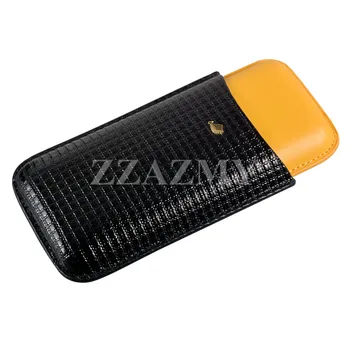 Classic High Quality Portable Black and Yellow Embossed Leather Extension-type Cigar Case W/ Gift Box CC-N6
Classic High Quality Portable Black and Yellow Embossed Leather Extension-type Cigar Case W/ Gift Box CC-N6