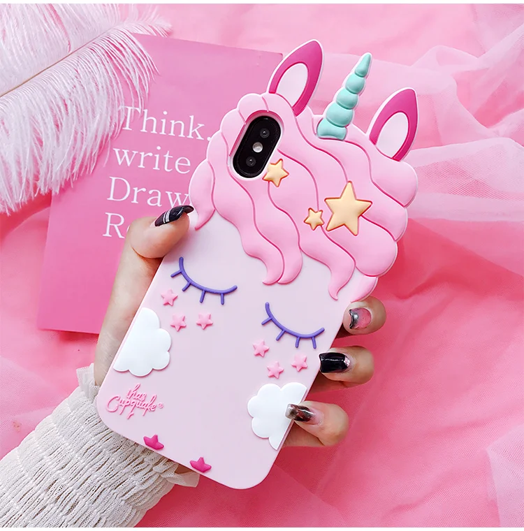 For iPhone X Unicorn phone Cases For iphone XS max XR 8 8plus 7 7plus 6 6S 6p Cute Cartoon horse Soft back case cover girl case
For iPhone X Unicorn phone Cases For iphone XS max XR 8 8plus 7 7plus 6 6S 6p Cute Cartoon horse Soft back case cover girl case