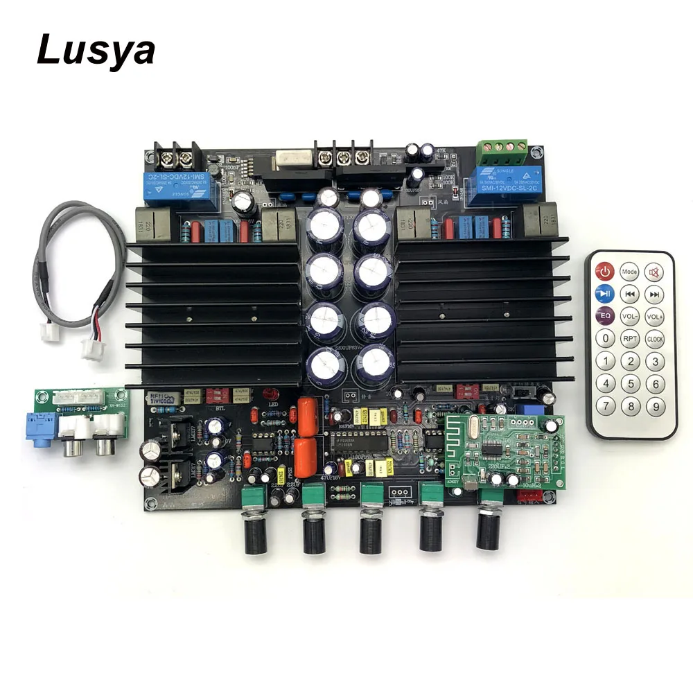 TDA8954TH 2.1 Bluetooth HIFi Digital Amplifier Board Class D 210W +210W Assembled Preamp LM1036+NE5532 Amplifier Board C6-003
TDA8954TH 2.1 Bluetooth HIFi Digital Amplifier Board Class D 210W +210W Assembled Preamp LM1036+NE5532 Amplifier Board C6-003