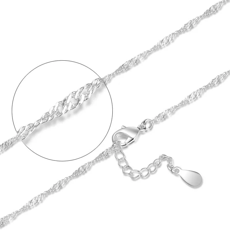 Silver & Yellow Gold & Rose Gold & White Gold Color Water-wave Chains Necklaces for Women Fashion Necklace
Silver & Yellow Gold & Rose Gold & White Gold Color Water-wave Chains Necklaces for Women Fashion Necklace