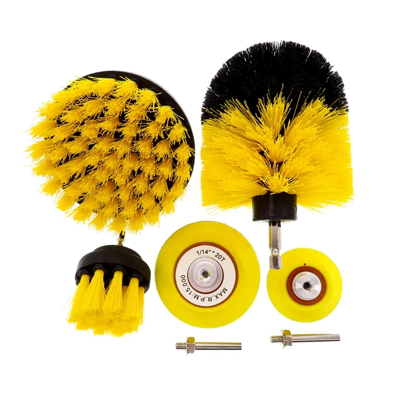 5pcs Power Scrubber Brush Set For Bathroom Drill Scrubber Brush For Cleaning Cordless Drill Attachment Kit Power Scrub Brush
5pcs Power Scrubber Brush Set For Bathroom Drill Scrubber Brush For Cleaning Cordless Drill Attachment Kit Power Scrub Brush