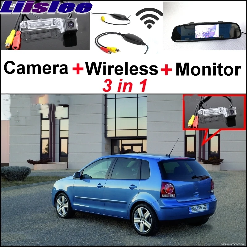 Liisless Special Rear View Camera + Wireless Receiver + Mirror Monitor Easy Parking System For Volkswagen VW Polo MK4 Polo Vivo
Liisless Special Rear View Camera + Wireless Receiver + Mirror Monitor Easy Parking System For Volkswagen VW Polo MK4 Polo Vivo