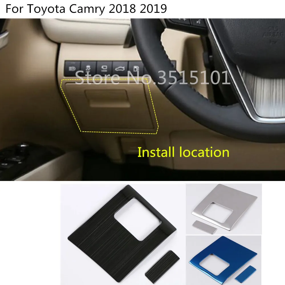 Car trim handle stainless steel Glove Co-Driver Container switch Storage case box 2pcs For Toyota New Camry XV70 2017 2018 2019
Car trim handle stainless steel Glove Co-Driver Container switch Storage case box 2pcs For Toyota New Camry XV70 2017 2018 2019
