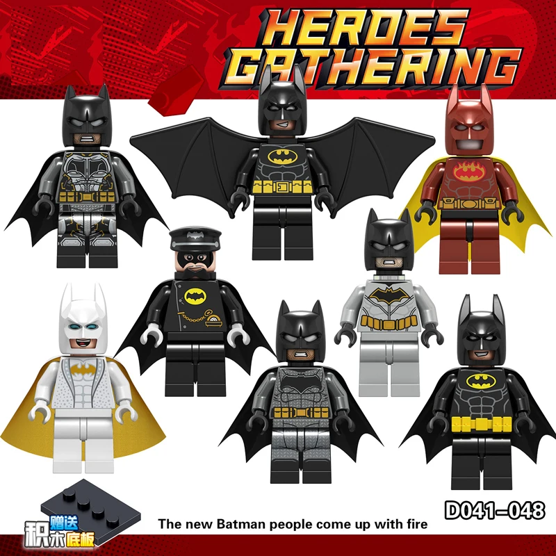 8pc/lot Children's building blocks toy Compatible Legoing marvel Super hero Batman figures Bricks birthday gifts
8pc/lot Children's building blocks toy Compatible Legoing marvel Super hero Batman figures Bricks birthday gifts