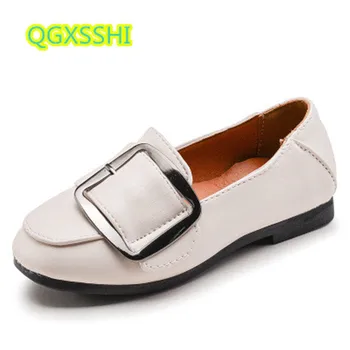 QGXSSHI 2019 spring autumn new children shoes girls single shoes princess buckle leather shoes students leisure Performance peas
QGXSSHI 2019 spring autumn new children shoes girls single shoes princess buckle leather shoes students leisure Performance peas