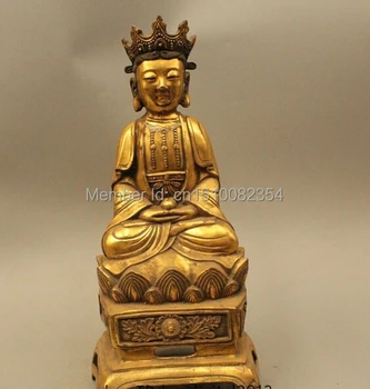 16" Chinese Convent Buddhism Bronze Seat Lotus Kwan-yin Guan Yin Goddess Statue
16" Chinese Convent Buddhism Bronze Seat Lotus Kwan-yin Guan Yin Goddess Statue