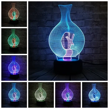 NEW Bird In Bottle Home Decorative Mixed Color 3D Lamp LED USB Desk Night Light 7 Color Gradient Kids Toys Table Friend Gifts
NEW Bird In Bottle Home Decorative Mixed Color 3D Lamp LED USB Desk Night Light 7 Color Gradient Kids Toys Table Friend Gifts