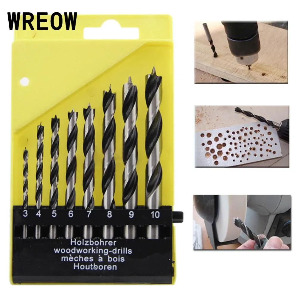 8pc Pro Round Shank Metric Spiral Twist Wood Work Drill Bit Hole Saw Cutter Tool Set Kit DIY Wall Hole Saw Metal Drilling
8pc Pro Round Shank Metric Spiral Twist Wood Work Drill Bit Hole Saw Cutter Tool Set Kit DIY Wall Hole Saw Metal Drilling