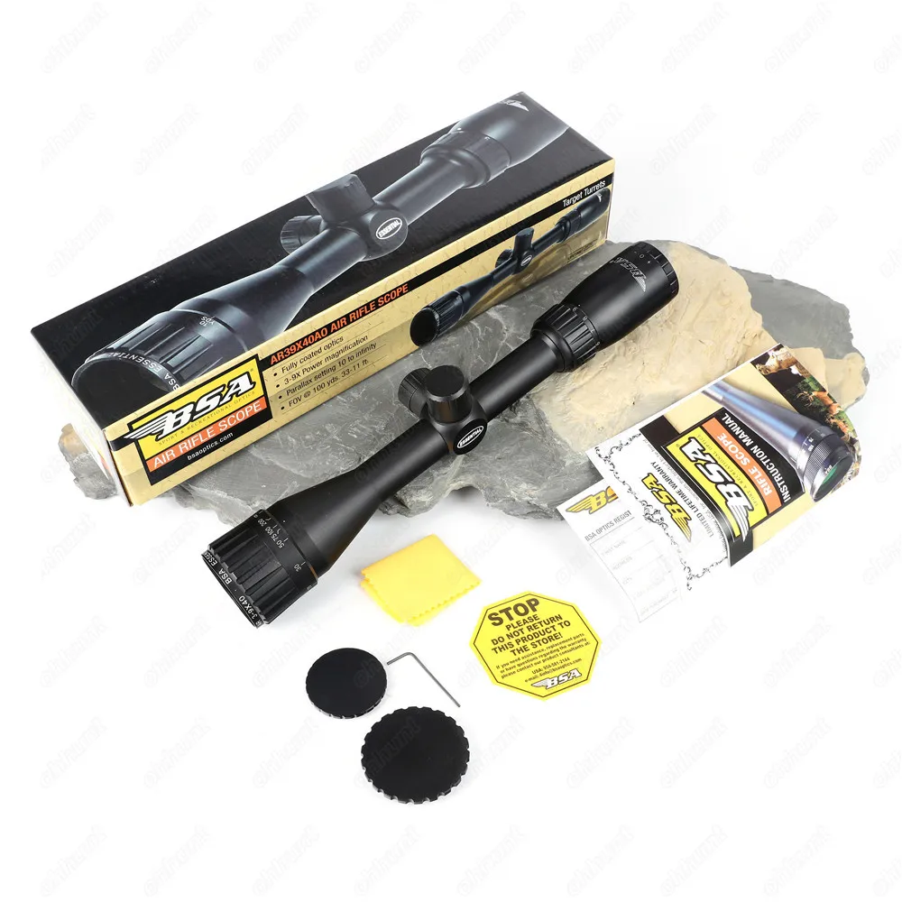 Tactical BSA Essential AR 3-9x40 AO Air Gun Mildot Optical Sight Hunting Rifle Scopes Shooting Riflescope
Tactical BSA Essential AR 3-9x40 AO Air Gun Mildot Optical Sight Hunting Rifle Scopes Shooting Riflescope