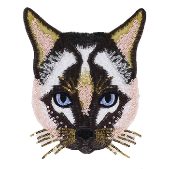 Fashion Sequins Cat Head Embroidery Patches Fox Applique for T-shirt Clothes Decorated Sewing Accessories 10 pieces
Fashion Sequins Cat Head Embroidery Patches Fox Applique for T-shirt Clothes Decorated Sewing Accessories 10 pieces