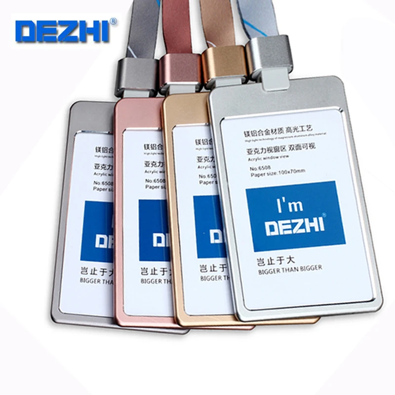 High Quality Metal Badge Holder Plus Style ID IC Card Case with Lanyard,LOGO Customize Holder,Low Price Exhibition Supplies
High Quality Metal Badge Holder Plus Style ID IC Card Case with Lanyard,LOGO Customize Holder,Low Price Exhibition Supplies