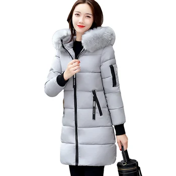 Fashion Snow Wear Large Fur Collar Ladies Coats 2017 Winter Coat Women Parka Long Thick Slim Womens Coats And Jackets Outerwear
Fashion Snow Wear Large Fur Collar Ladies Coats 2017 Winter Coat Women Parka Long Thick Slim Womens Coats And Jackets Outerwear