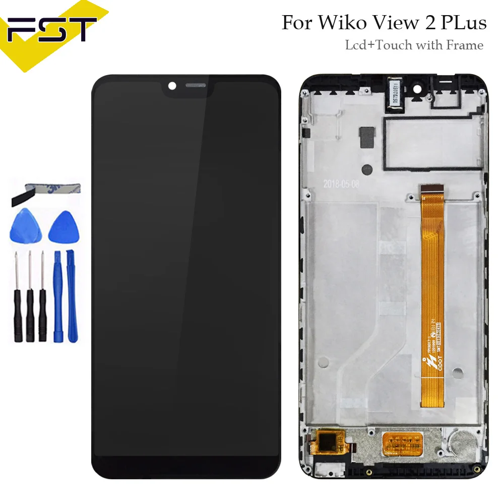 5.93''Black For Wiko View 2 Plus LCD Display with Touch Screen Digitizer Assembly with Frame For Wiko View 2 Plus +Tools
5.93''Black For Wiko View 2 Plus LCD Display with Touch Screen Digitizer Assembly with Frame For Wiko View 2 Plus +Tools