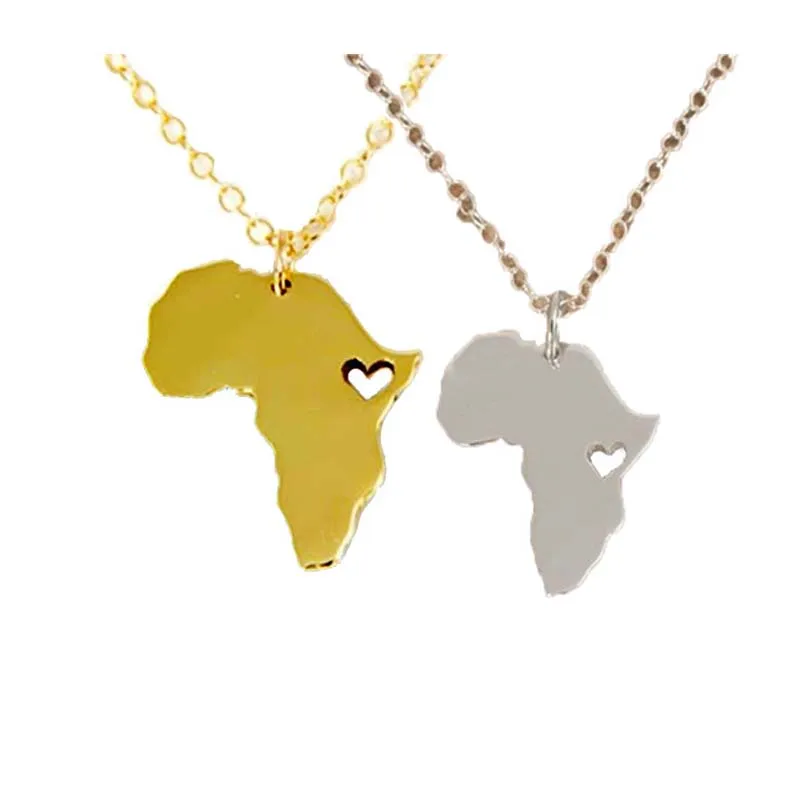 2pcs Africa Map Pendant Necklace for Women Silver Chain Gold Necklace Ethiopian Jewelry Wholesale African Maps Hiphop Jewelry
2pcs Africa Map Pendant Necklace for Women Silver Chain Gold Necklace Ethiopian Jewelry Wholesale African Maps Hiphop Jewelry