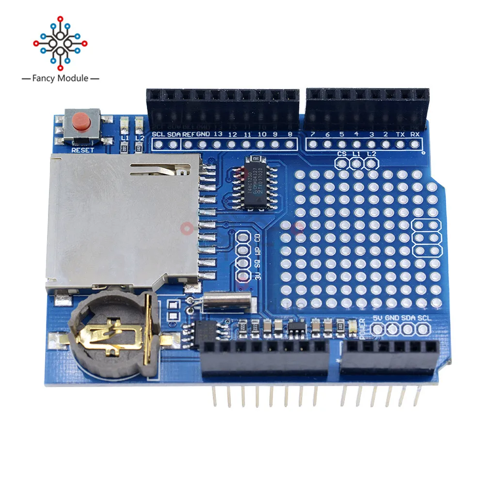 Новый модуль регистрации данных устройство V1.0 для SD карты Arduino UNO R3|shield for arduino