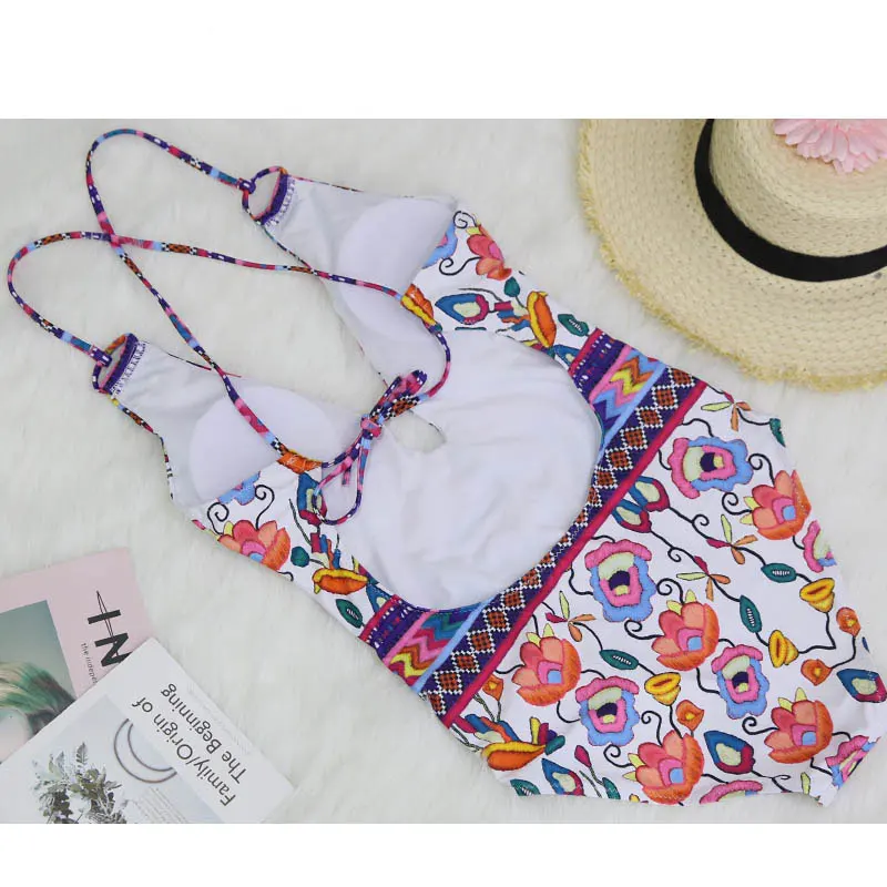2021 Sexy Print Swimwear Women Swimsuit Backless One Piece Swimsuit Bandage Beachwear Ruffle Bathing Suit Swim Monokini 2021 Sexy Print Swimwear Women Swimsuit Backless One Piece Swimsuit Bandage Beachwear Ruffle Bathing Suit Swim Monokini