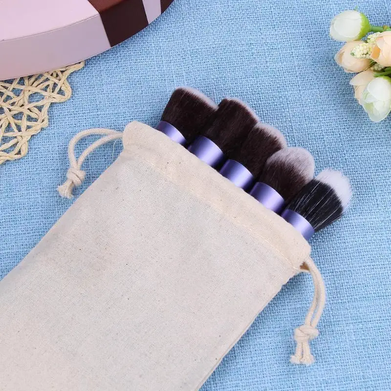1Pc Makeup Brush Storage Bag Linen Travel Cosmetics Organizer Foundation Powder Brush Holder Bag Practical Beauty Accessory
1Pc Makeup Brush Storage Bag Linen Travel Cosmetics Organizer Foundation Powder Brush Holder Bag Practical Beauty Accessory
