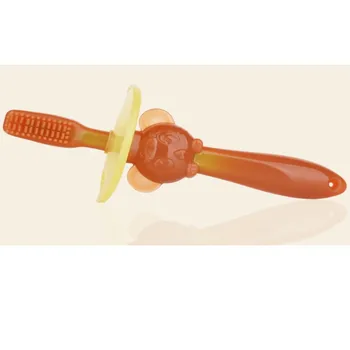 1 PC Infants Soft Safe Silicone Teether Chewable Bendable Training Toothbrush 
1 PC Infants Soft Safe Silicone Teether Chewable Bendable Training Toothbrush