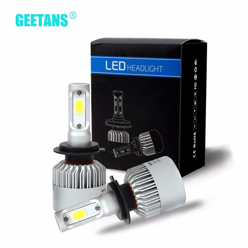 GEETANS High quality H4 LED Hi-Lo Beam Car Headlight Automobile Headlamp Car Lights Bulbs LED Light 72W 6500K 8000lm 12V EJ
GEETANS High quality H4 LED Hi-Lo Beam Car Headlight Automobile Headlamp Car Lights Bulbs LED Light 72W 6500K 8000lm 12V EJ