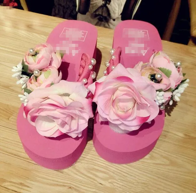 Necessary summer beach slippers Female five flower wedges sandals flip-flops Bohemia flowers
Necessary summer beach slippers Female five flower wedges sandals flip-flops Bohemia flowers