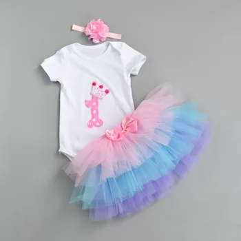 Infant Newborn Baby Girl Clothes Set Short Sleeve Cotton Romper Skirt Bebes One Year Birthday Girl Tutu Outfits Toddler Clothing
Infant Newborn Baby Girl Clothes Set Short Sleeve Cotton Romper Skirt Bebes One Year Birthday Girl Tutu Outfits Toddler Clothing