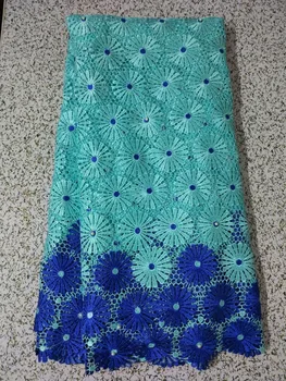 5Yds/pc Hot sale sky blue and royal blue flower african water soluble lace embroidery and beads french cord lace for dress LE24
5Yds/pc Hot sale sky blue and royal blue flower african water soluble lace embroidery and beads french cord lace for dress LE24