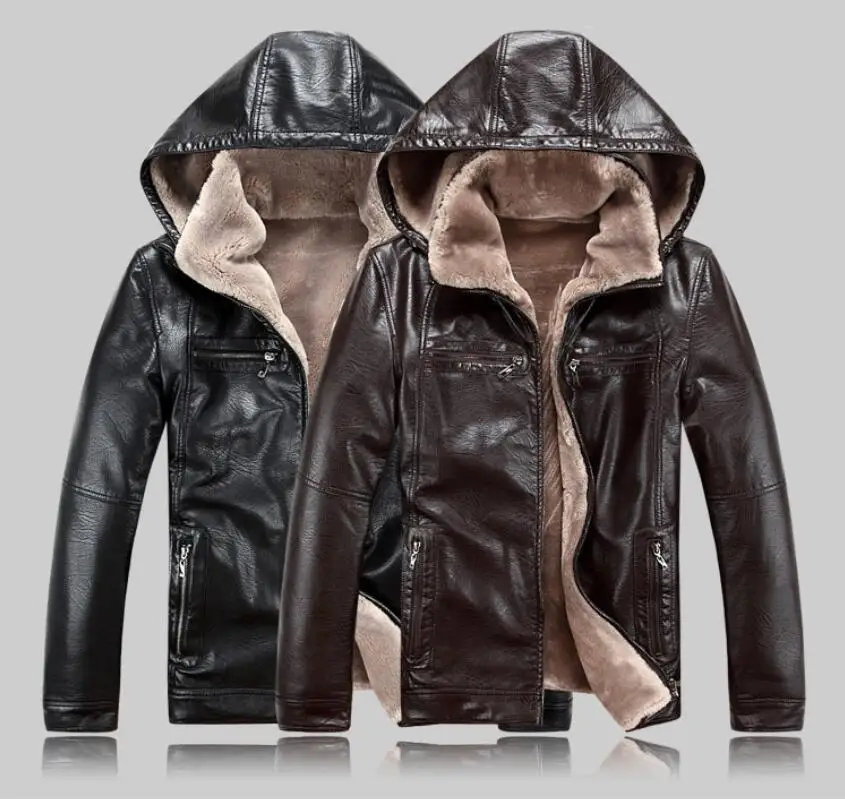 2019 New Men Genuine Leather Coat sheepskin men's Hooded Jacket leather winter jackets mens EMS Free Shipping Plus Size M-5XL
2019 New Men Genuine Leather Coat sheepskin men's Hooded Jacket leather winter jackets mens EMS Free Shipping Plus Size M-5XL
