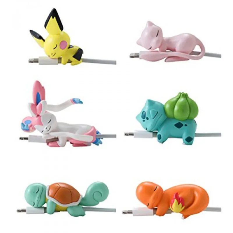 6pcs/set Anime Pika Bulbasaur Squirtle Charmander Eevee pokemones Figures on the Cable Cartoon Action Figures Toys for Kids Gift
6pcs/set Anime Pika Bulbasaur Squirtle Charmander Eevee pokemones Figures on the Cable Cartoon Action Figures Toys for Kids Gift