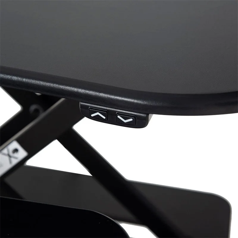 Furniture - Height Adjustable Stand Riser Electric Standing Desk Ergonomic Sit To Stand and Two Tier Design Foldable Laptop Table