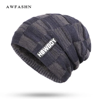 2019 New Fashion Brand HSWBOY Knit Beanie Hat Winter Striped Plaid Plus Velvet Thicken Hedging Cap Warm Man Male Bone Skullies
2019 New Fashion Brand HSWBOY Knit Beanie Hat Winter Striped Plaid Plus Velvet Thicken Hedging Cap Warm Man Male Bone Skullies