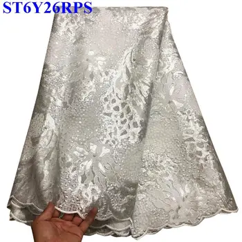African lace fabric 100% High quality Hand cut Sequins Embroidered Organza Lace Fabric Sequins For Clothing XYP3004
African lace fabric 100% High quality Hand cut Sequins Embroidered Organza Lace Fabric Sequins For Clothing XYP3004